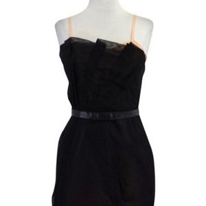 Marc by Marc Jacobs taffeta blank and pink dress